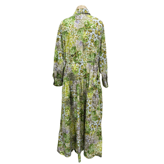 Green Floral Dress - Size M