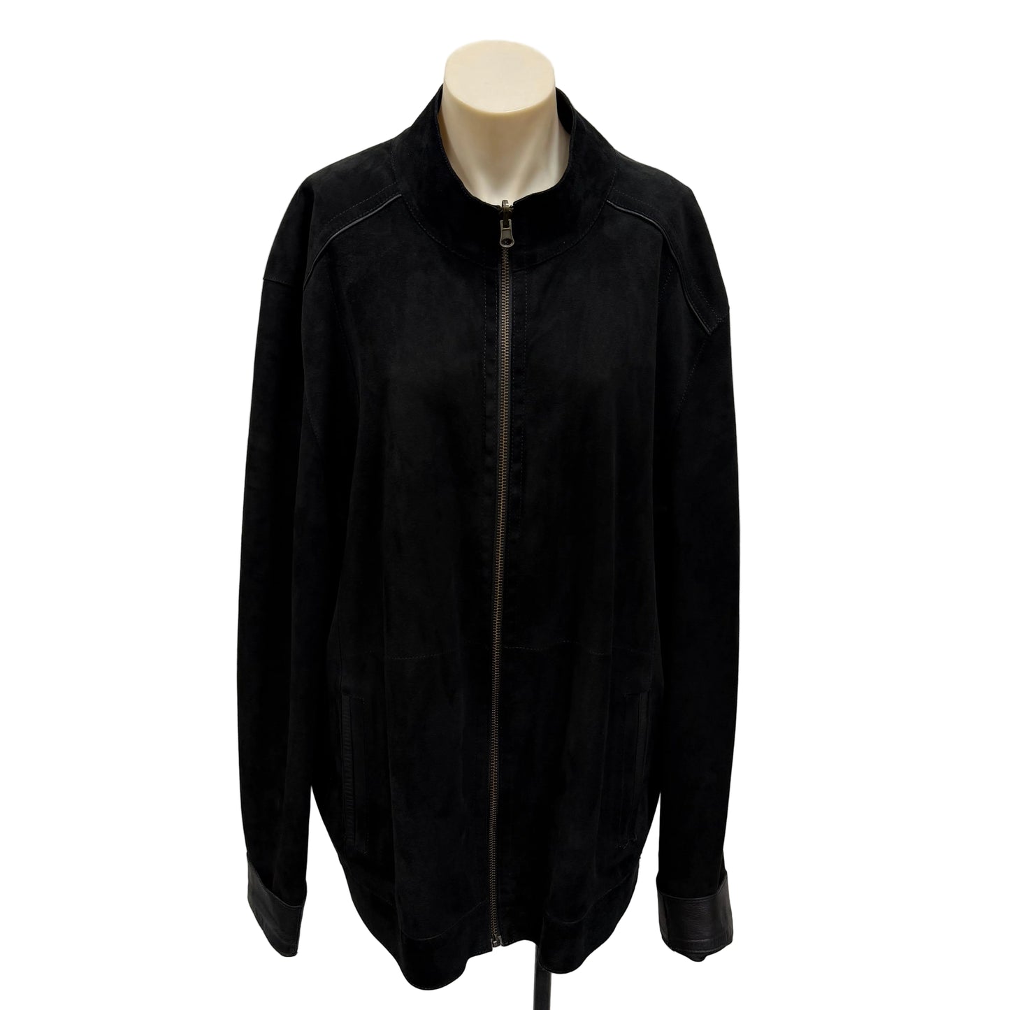 Reversible Leather & Suede Jacket - Size 20