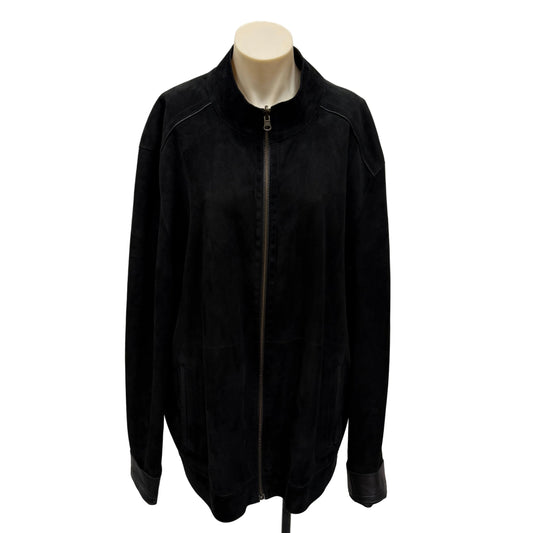 Reversible Leather & Suede Jacket - Size 20