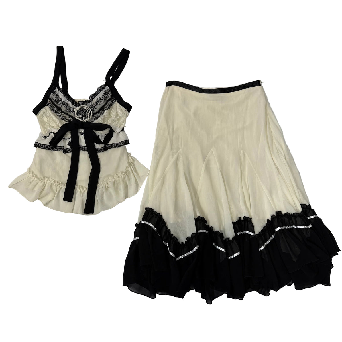Black & Cream Set - Size 8