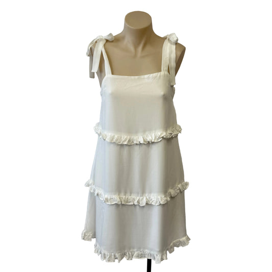 White Mini Dress - Size 8