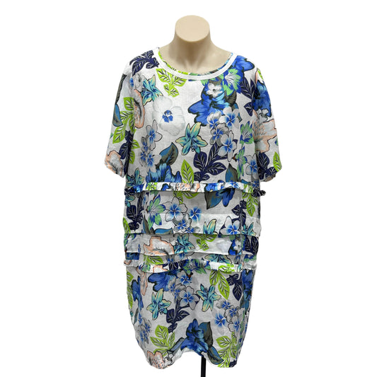 Linen Cooper Dress - Size 16