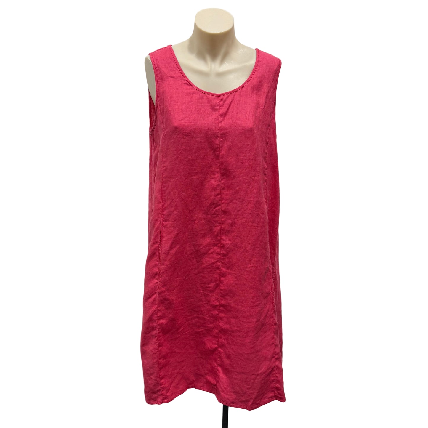Pink Linen Dress - Size 10