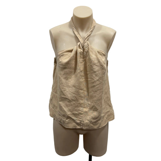 Linen Halter Top - Size 6