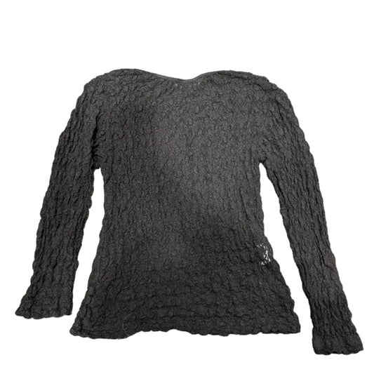 Black Mesh Long Sleeve - Size 14
