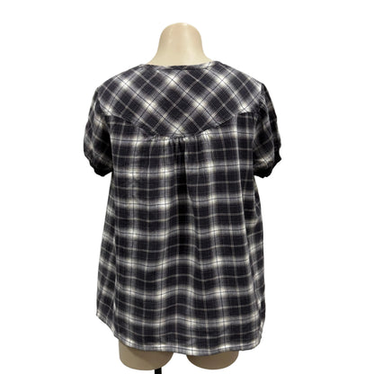 Yellow Buttoned Blouse - Size M