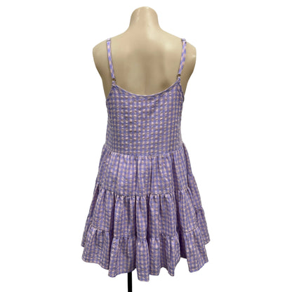 Gingham Mini Dress - Size 8