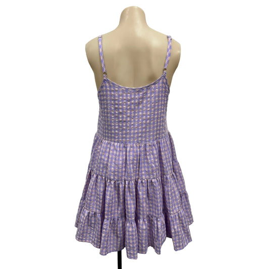 Gingham Mini Dress - Size 8