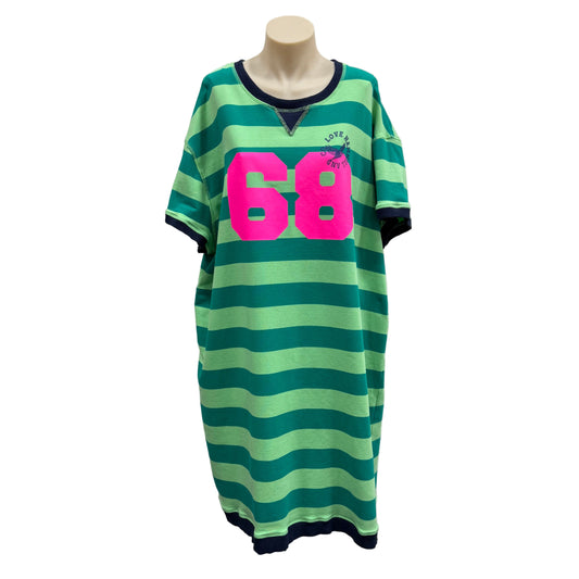 Stripe Tee Dress - Size L