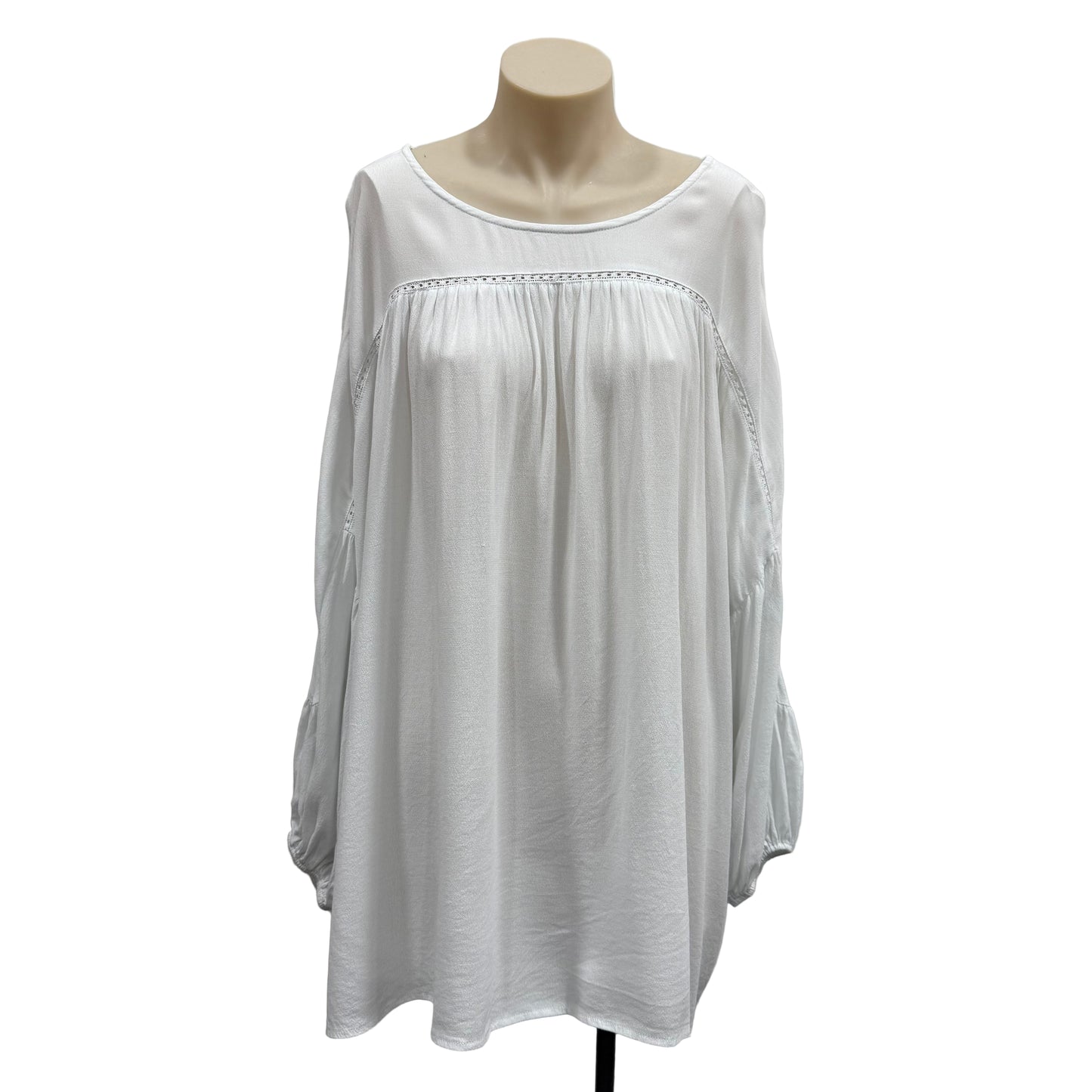 White Floaty Top - Size L