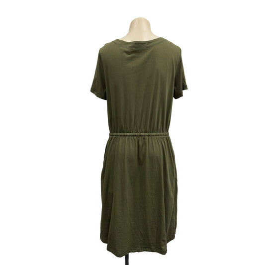 Green Cotton Dress - Size S