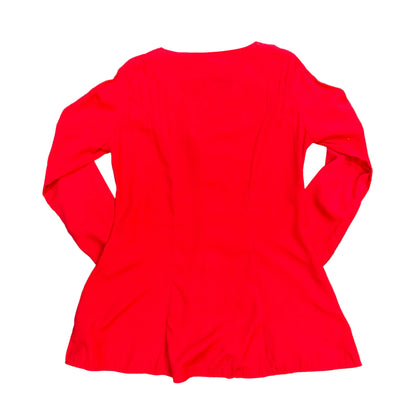 NZ Red Blouse - Size 10