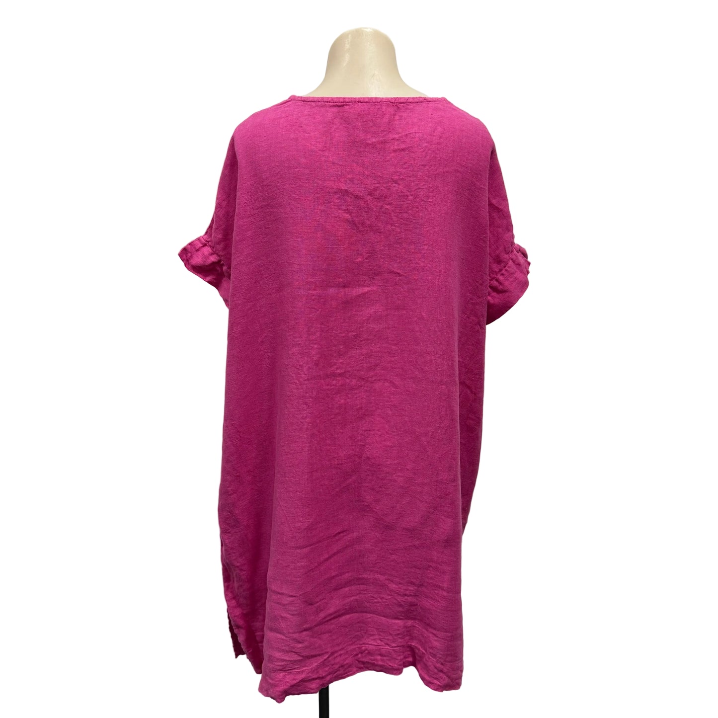 Pink Linen Tunic - Size L/XL