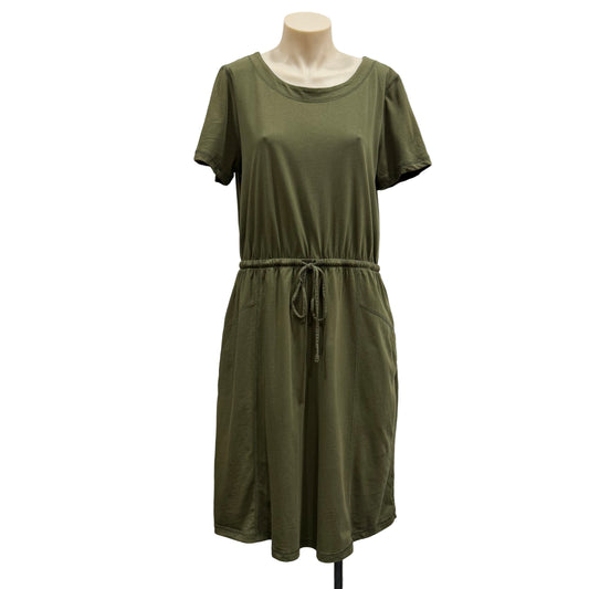 Green Cotton Dress - Size S