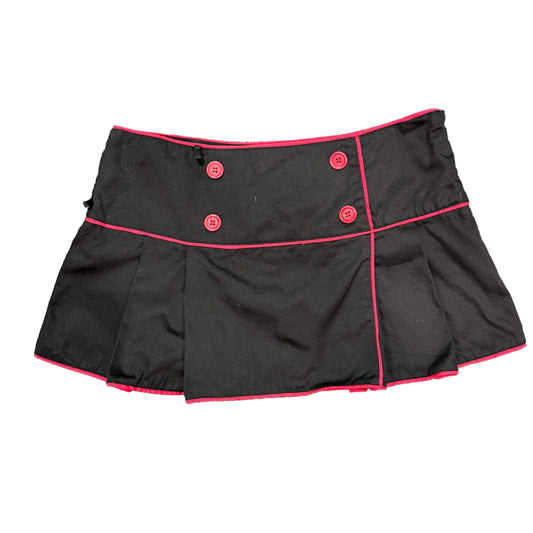 Black & Red Mini Skirt - Size 10