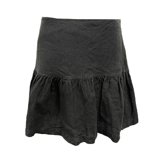 Linen Mini Skirt - Size 8