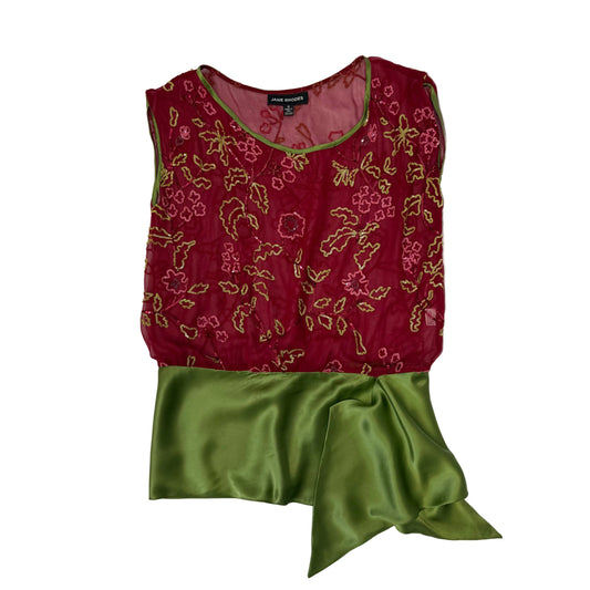 Silk & Sequin Top - Size 12