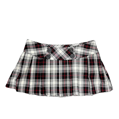Plaid Mini Skirt - Size 10