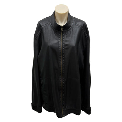 Reversible Leather & Suede Jacket - Size 20