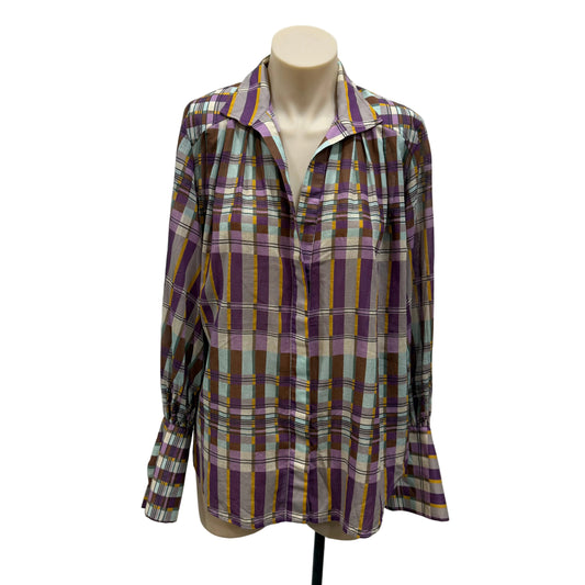 Grid Blouse - Size 8