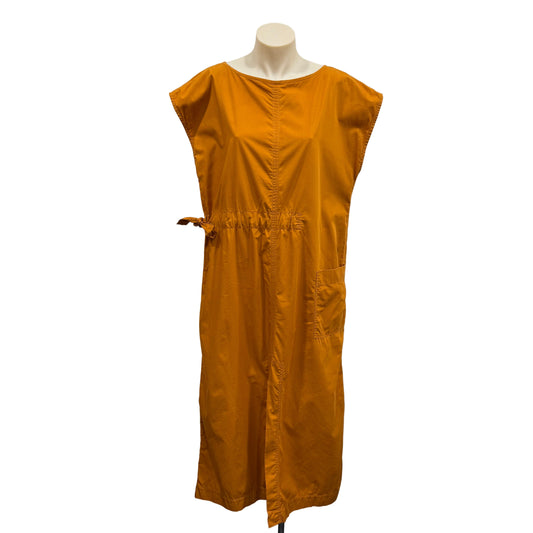 Mustard Cotton Dress - Size M