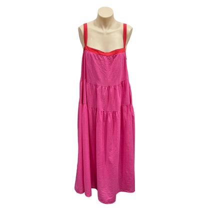 Pink Cotton Dress - Size XL