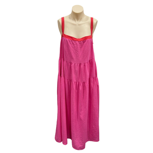 Pink Cotton Dress - Size XL