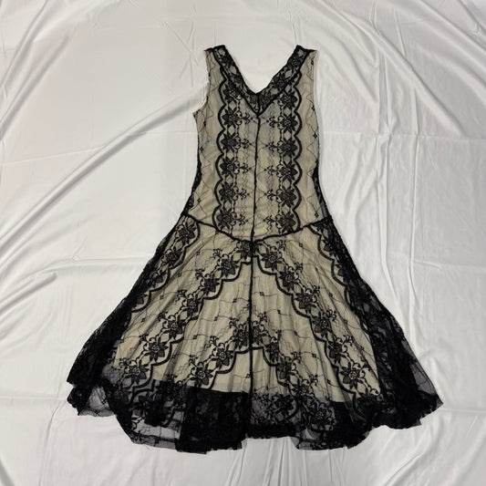 Lace Overlay Dress - Size 12