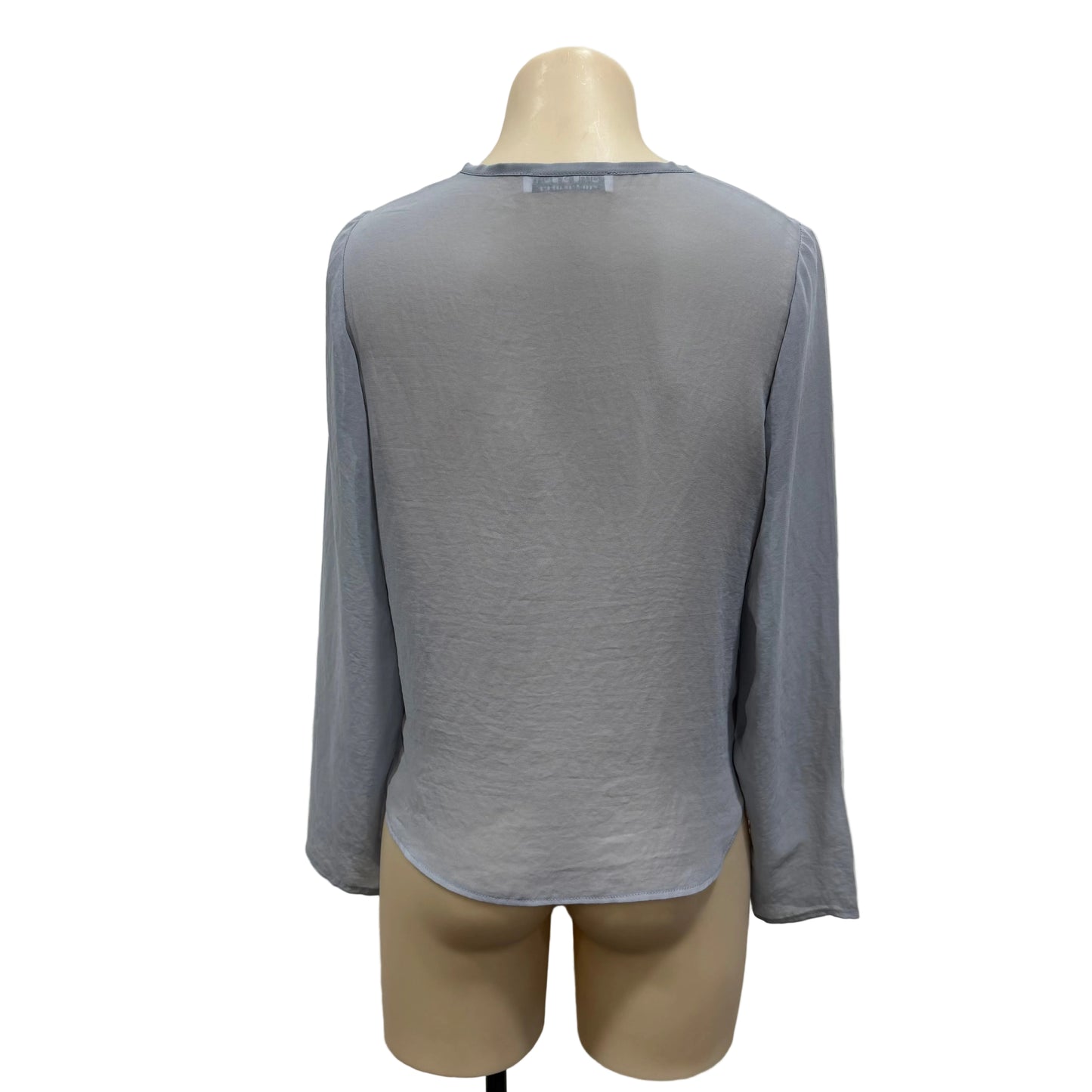 Grey Sheer Top - Size S