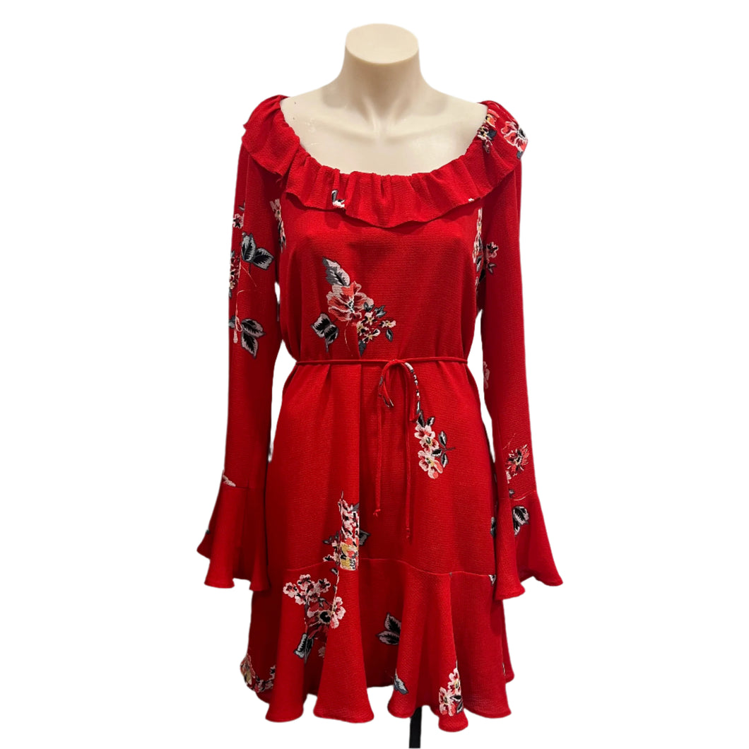 Ruby Flower Dress - Size 12