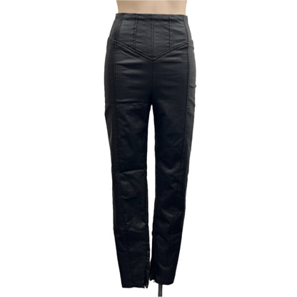 Leather Look Pants - Size S
