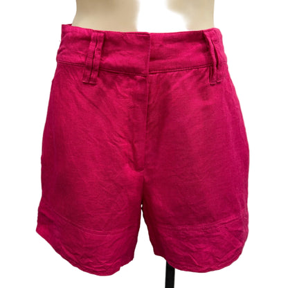 Pink Linen Shorts - Size 8