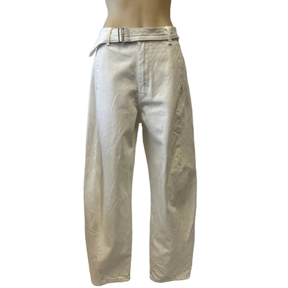 White Barrel Leg Jeans - Size 27