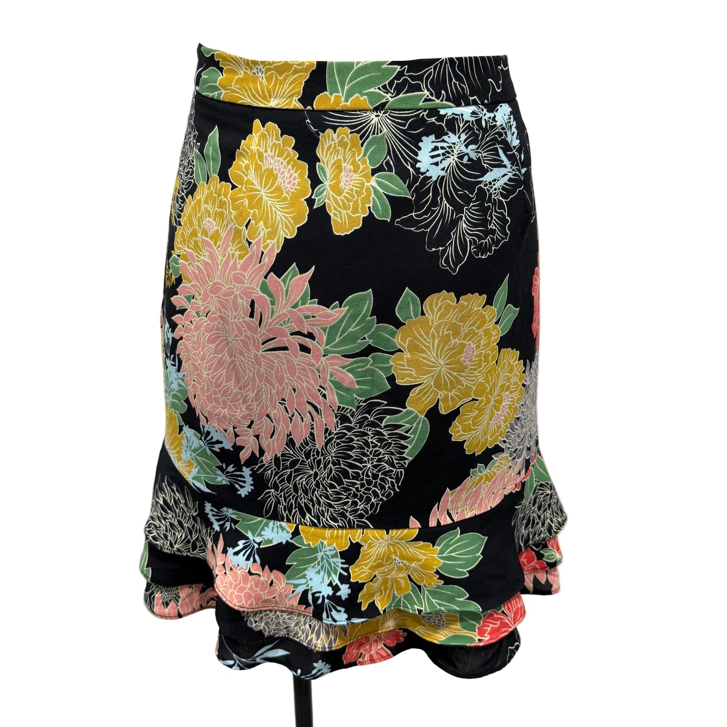 Floral Mini Skirt - Size M