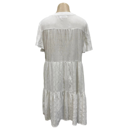White Flowy Dress - Size 10