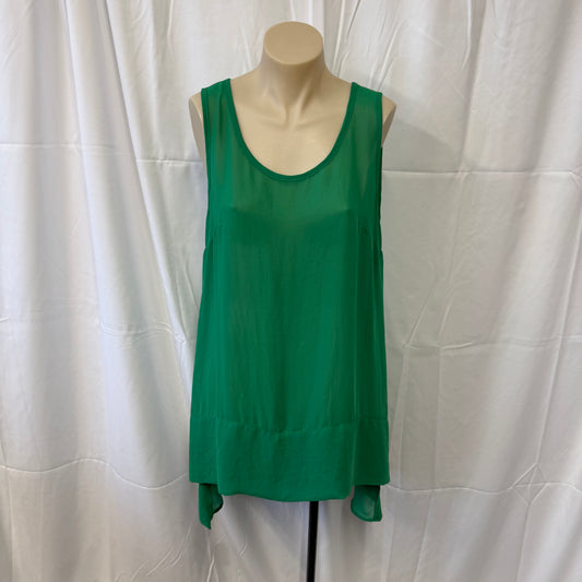 Sheer Green Tank - Size 10