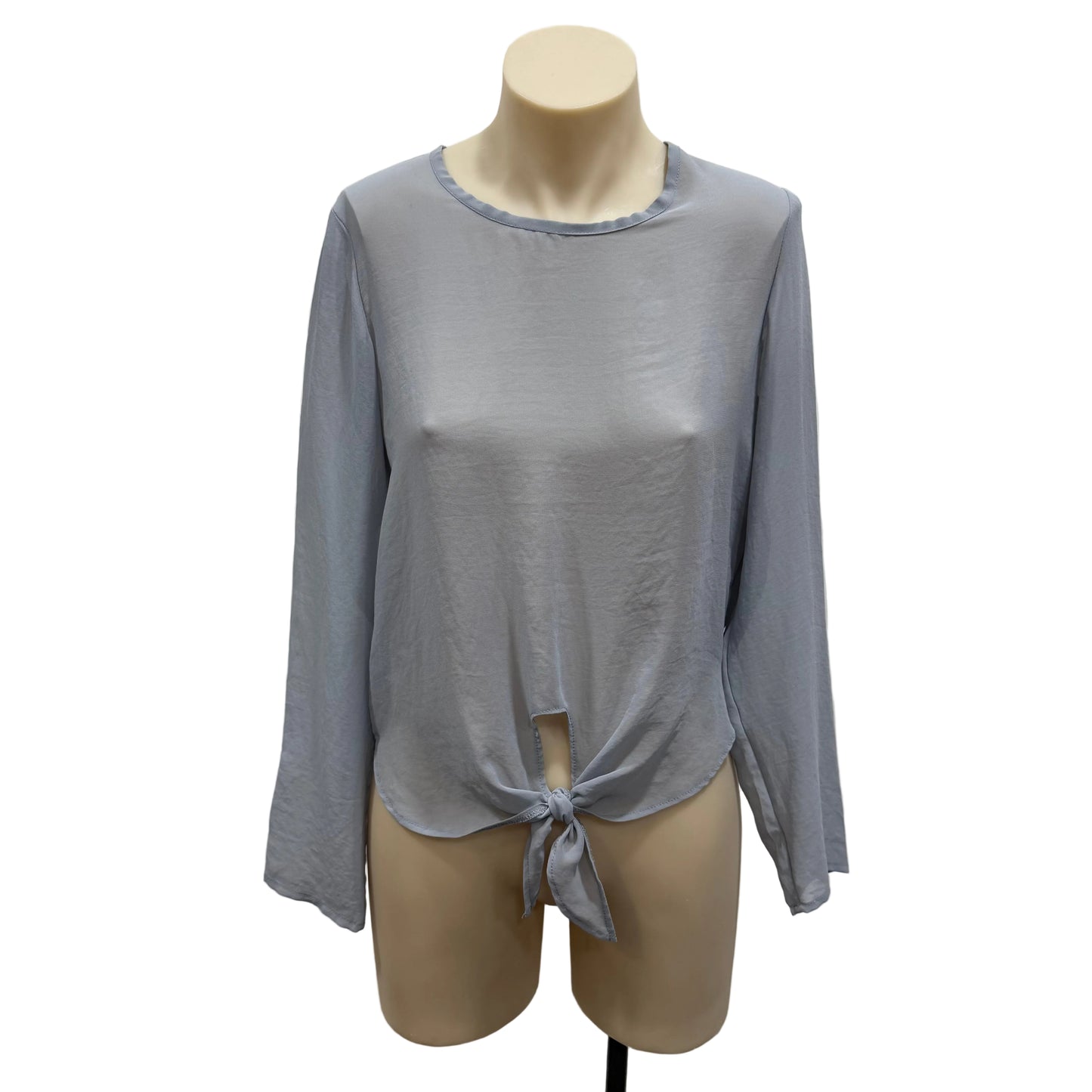 Grey Sheer Top - Size S