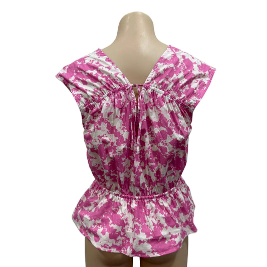 Pink Peplum Top - Size 8