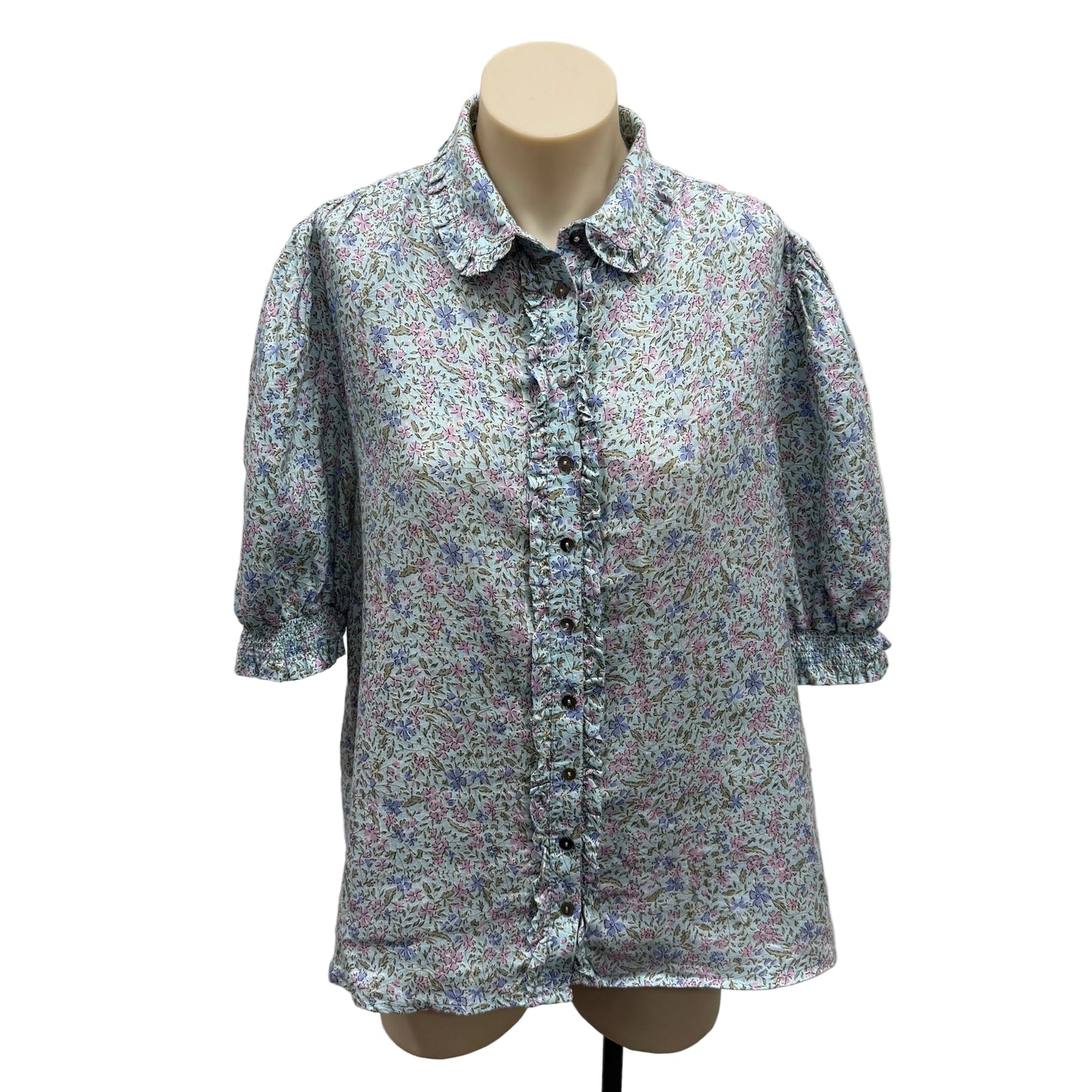 Cute Blue Blouse - Size 14