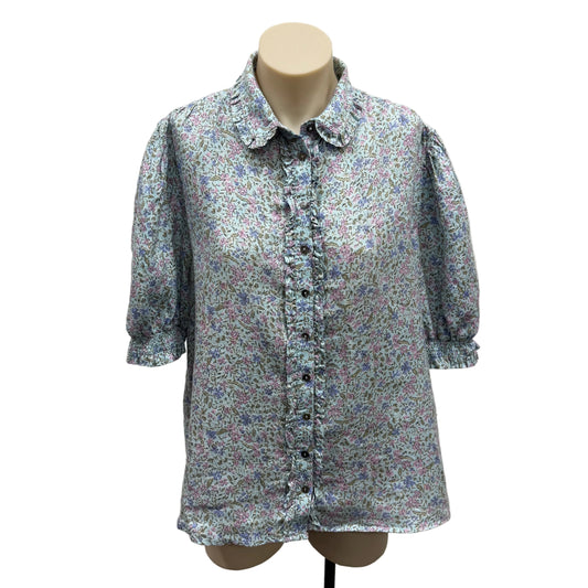 Cute Blue Blouse - Size 14
