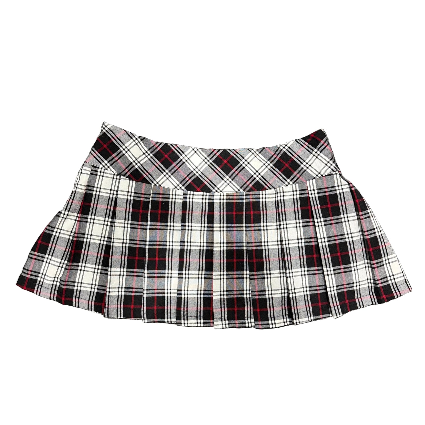 Plaid Mini Skirt - Size 10