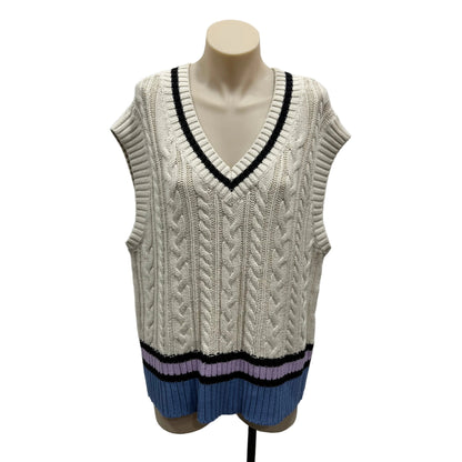 Cable Knit Vest - Size M