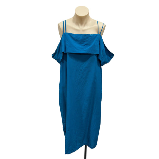 Blue Silk Dress - Size 10/12