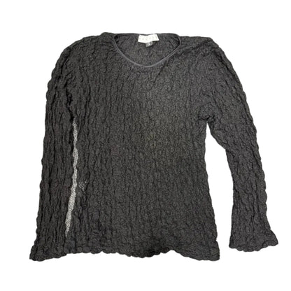 Black Mesh Long Sleeve - Size 14
