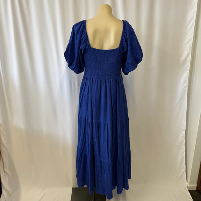 Blue Tiered Maxi - Size 12