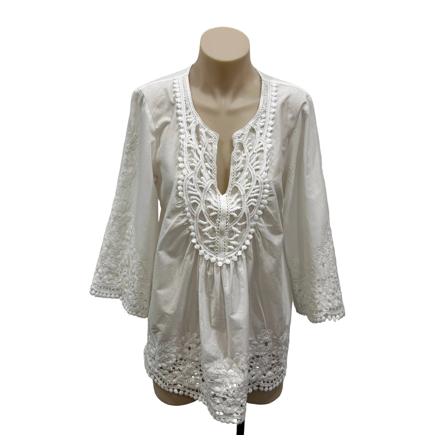 White Floaty Blouse - Size 12