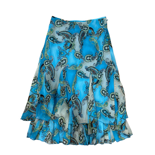 Paisley Midi Skirt - Size 12