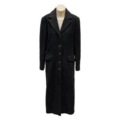 Wool Blend Trench Coat - Size 10