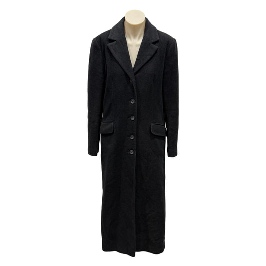 Wool Blend Trench Coat - Size 10