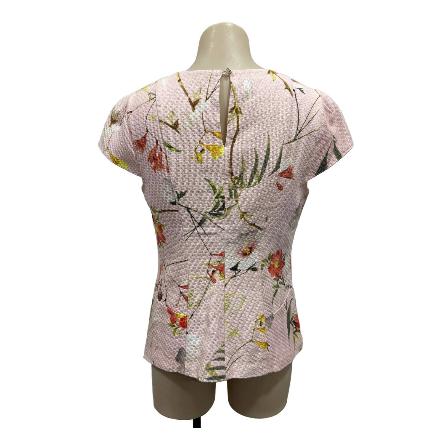 Pink Floral Top - Size 10